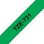 Cinta para impresora de etiquetas Brother TZe 12mm Negro sobre verde 8m