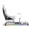 Cabine de vol Thermaltake GF500 Blanc Aluminium RGB pour simulateur