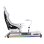 Cabine de vol Thermaltake GF500 Blanc Aluminium RGB pour simulateur