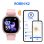 Robin K2 Reloj GPS para Niños con Llamadas y SIM Preactivada, Sin Redes Sociales Ni Juegos, Rosa