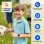 Robin K2 Reloj GPS para Niños con Llamadas y SIM Preactivada, Sin Redes Sociales Ni Juegos, Rosa