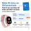 Robin K2 Reloj GPS para Niños con Llamadas y SIM Preactivada, Sin Redes Sociales Ni Juegos, Rosa