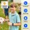 Robin K2 Reloj GPS para Niños con Llamadas y SIM Preactivada, Sin Redes Sociales Ni Juegos, Negro
