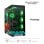 Torre PC NOX Hummer GLOCK ARGB Semitorre ATX Cristal Templado USB-C Negra - Magic City Edition