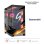 Torre PC NOX Hummer GLOCK ARGB Semitorre ATX Cristal Templado USB-C Negra - Magic City Edition