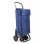 Carrito de la compra Rolser Sbelta MF 4 ruedas giratorias 44L plegable Negro/Azul