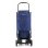 Carrito de la compra Rolser Sbelta MF 4 ruedas giratorias 44L plegable Negro/Azul