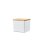 Organizador de baño Tesa Baboo Beige Blanco Adhesivo 122 mm
