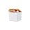 Organizador de baño Tesa Baboo Beige Blanco Adhesivo 122 mm