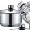 Conjunto de Cozinha Klack 16 Peças Inox Compatível Indução