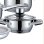 Conjunto de Cozinha Klack 16 Peças Inox Compatível Indução