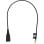 Auriculares Jabra 8800-00-01 com cabo Quick Disconnect RJ10 para uso profissional Preto