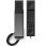 Teléfono IP Snom HD300A Negro Conexión por Cable Escritorio Pared Antibacteriano