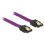 Cable SATA III Delock 0,5 m Macho/Macho Púrpura