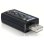 Adaptador de Sonido USB Delock 61645 Negro 2x 3.5mm