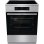 Cocina independiente Gorenje GEIT6C60XPG Inducción 4 zonas Horno 71 L Acero inoxidable