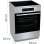 Cocina independiente Gorenje GEIT6C60XPG Inducción 4 zonas Horno 71 L Acero inoxidable