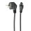 Cable de alimentación Gembird PC-186-ML12-3M Schuko a C5 3 metros