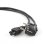 Cable de alimentación Gembird PC-186-ML12-3M Schuko a C5 3 metros