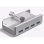 Hub Orico 5 puertos 5 Gbps USB 3.2 Gen 1 modelo ALL-USB3-HUB-4-CLIP Plata