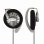Auriculares Koss KSC75 con cable, conexión 3,5 mm, para música, negro y plata