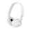 Auriculares Sony MDR-ZX110 con cable, conexión alámbrica, uso para música, blancos
