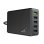 Cargador Green Cell CHARGC05 Interior 5 Puertos USB 2.0 52W Quick Charge 3.0 Negro