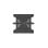 Icy Box IB-MSA101-LH Soporte pasivo para portátil interior negro 300x280x3 mm 1,06 kg