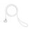 Cavo antifurto T-bar Maclocks con chiave bianco
