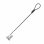 Cavo antifurto Dicota D32050 0,3 m Lucchetto a combinazione Argento