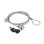 Cable antirrobo Conceptronic CNBSLOCK15T 1,5 m 2 llaves Plata