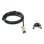 Câble antivol Dicota BASE XX Laptop Lock Wedge 1,5 m clé anthracite