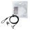 Cable antivol LogiLink NBS013 1,8 m Clé Noir Argent