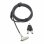 Cavo antifurto Dicota D31886 2 m Kensington 2 chiavi gomma zinco acciaio nero argento