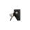 Cable antirrobo InLine 55703 2 m Llave Zinc acero Negro Plata