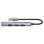 Hub Unitek 4 porte 5000 Mbit/s USB 3.2 Gen 1 H1208A alluminio grigio