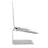 LogiLink AA0104 Supporto per Laptop Scrivania 11 a 17" Rotazione 360° Alluminio Argento