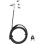 Cavo antifurto Dicota D31700 2 m con chiave PVC e acciaio nero/argento