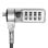 Cavo antifurto LogiLink NBS010 Acciaio Nero Argentato