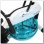 Máquina de remo HMS Fitness ZW1600 Agua 150 kg LCD Plegable