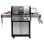 Parrilla de Gas Yato YG-20013 17500W 4 Zonas Carro Negro/Plata