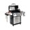 Parrilla de Gas Yato YG-20013 17500W 4 Zonas Carro Negro/Plata