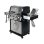 Parrilla de Gas Yato YG-20013 17500W 4 Zonas Carro Negro/Plata