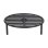 Parrilla de leña Esschert Design FF233 negra de hierro fundido redonda