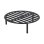 Parrilla de leña Esschert Design FF233 negra de hierro fundido redonda