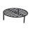 Parrilla de leña Esschert Design FF233 negra de hierro fundido redonda