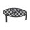 Parrilla de leña Esschert Design FF233 negra de hierro fundido redonda