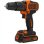 Taladro de pistola Black & Decker BDCHD18-QW 18V Li-Ion 1,5 Ah 1400 RPM