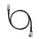 Cable USB-C a USB-C Nanocable 1 m Negro 10 Gbps 100 W