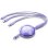 Cable USB Tipo-C 3 en 1 Vention Retráctil 1.1m Morado